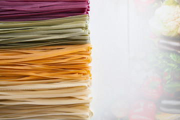 Italian spaghetti close-up