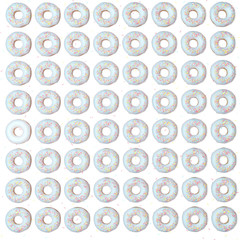 Donuts pattern seamless | white vanilla