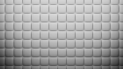 White mental hospital padded room.  3D-rendering.  © MilosPauline