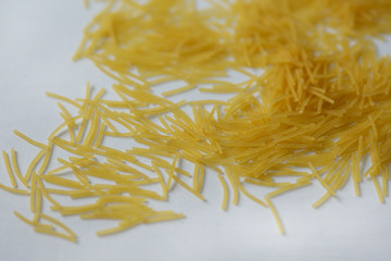 noodles for cooking close up
