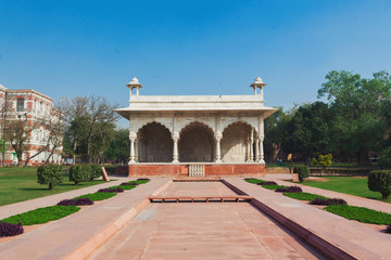 Obraz premium Bhado pavilion in red Fort Delhi