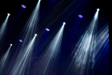 &nbsp;Stage light night concert.