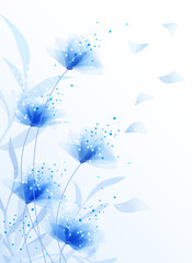 vector background with Flowers 978