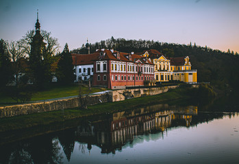 castle on the lake