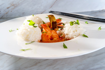 Thai Panang Kung Shrimp