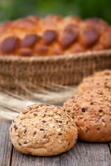 integrally delicious pastries with cereals