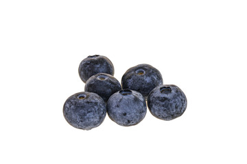 Sweet fresh juicy blueberries heap