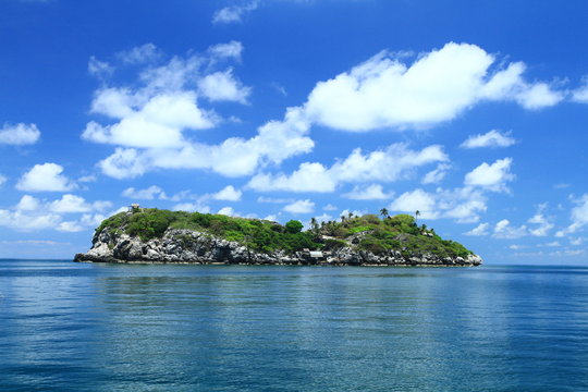 Koh Mapraw, Coconut Island on Chumporn Islands National Park Chumphon Province , Thailand.