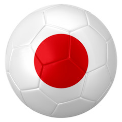 Obraz premium Soccer ball Japan