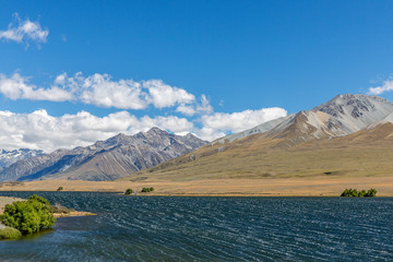 Lake on Canterbury Plains