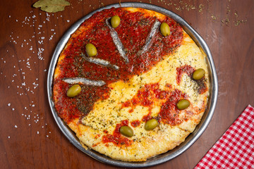 pizza de anchos