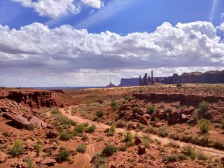 The famous Buttes of Monument Valley, Utah, USA