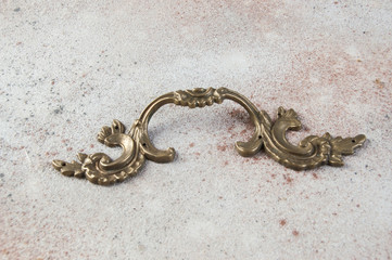 Antique furniture dresser handle