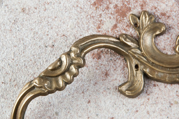 Antique furniture dresser handle