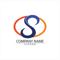 Business corporate S letter logo