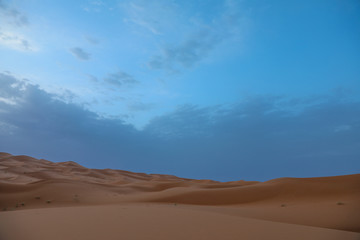 Obraz na płótnie Canvas Sahara Desert. Merzouga Morocco.