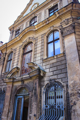 Moszna,  Poland - May 02, 2015: The Moszna Castle. Has been often featured in the list of most beautiful castles in the world