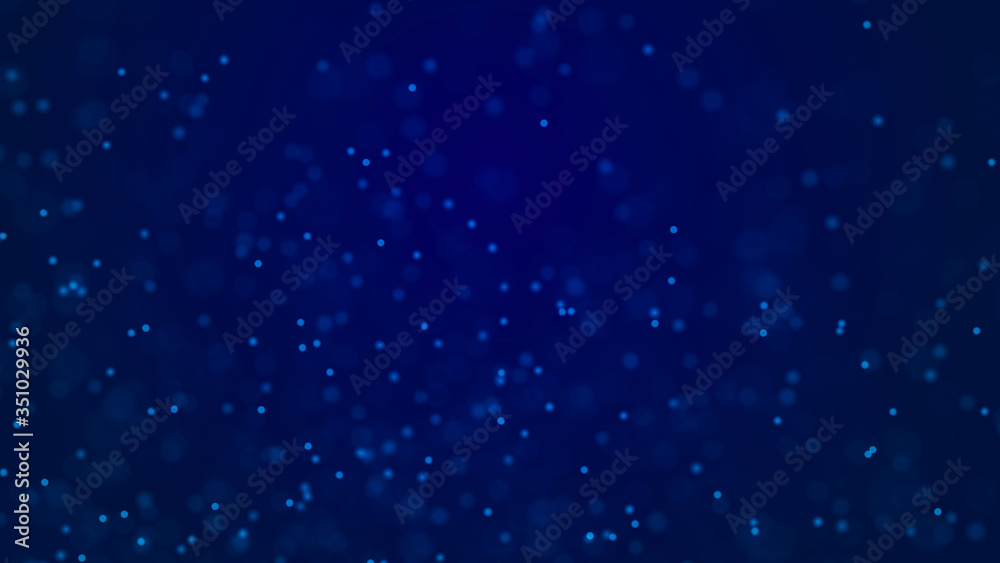 Poster Abstract background of dust particles. Illustration of the cosmos. 3d rendering.