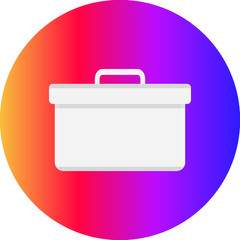 Briefcase graphic element Illustration template design