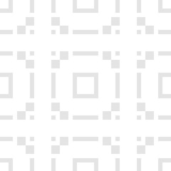 Subtle vector geometric seamless pattern with squares, square grid, tiles. Abstract gray and white texture. Minimal monochrome ornamental background in Asian style. Repeat design for decor, wallpapers