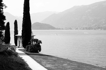 Black and white Lake Italy Architecture Sporting