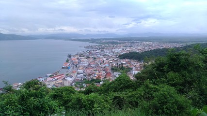Fototapeta na wymiar laguna city of santa Catarina in Brazil