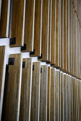Wooden boards wall