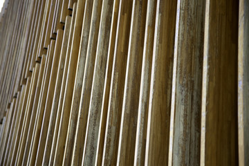 Wooden boards wall