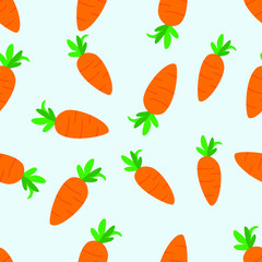 Illustration Vector Graphic of Carrot Seamless Pattern
