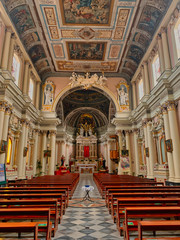 Obraz premium The church of the Santissimo Rosario Cittanova, in Calabria.