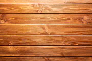 brown wood texture background. Wooden table. Natural pattern. Flat lay, top view, copy space.