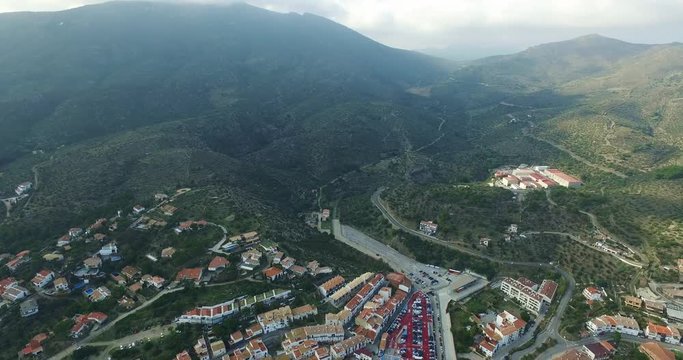 Cadaques town from above. Spain, Catalonia