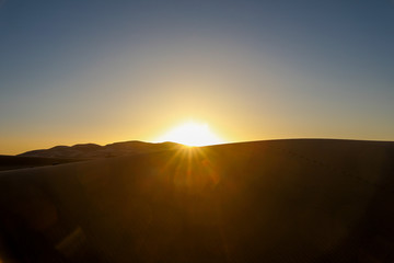 Plakat Sahara Desert. Merzouga Morocco.