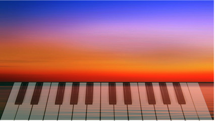 sea music with piano