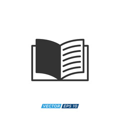 Book Education Icon Design Vector