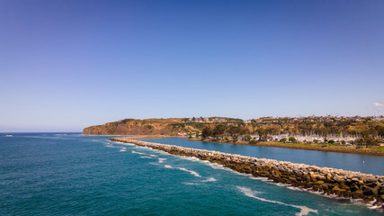 SALT CREEK SURFING AND Dana Point Harbor from above