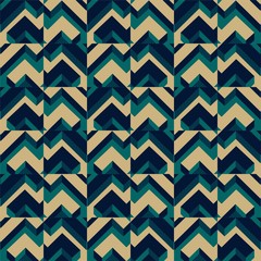 Beautiful of Colorful Triangle, Repeated, Abstract, Illustrator Pattern Wallpaper. Image for Printing on Paper, Wallpaper or Background, Covers, Fabrics