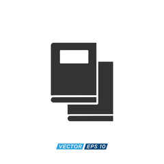 Fototapeta premium Book Education Icon Design Vector