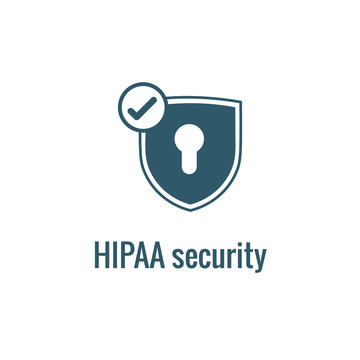 HIPAA Compliance icon set with hippa image involving medical privacy
