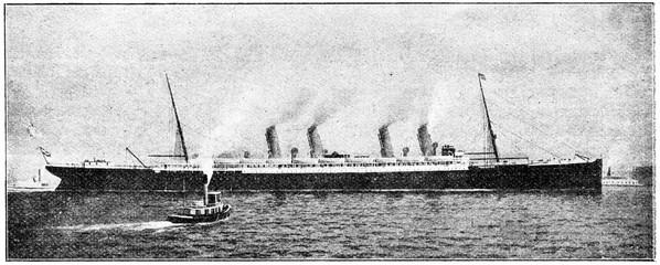 German transatlantic ocean liner SS Kaiser Wilhelm der Grosse. Illustration of the 19th century. White background. - obrazy, fototapety, plakaty
