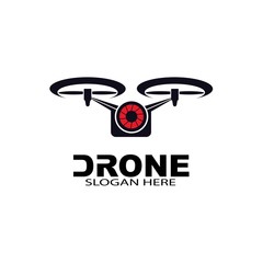 drone logo template vector icon. photography drone vector. quad copter vector icon

