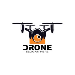 drone logo template vector icon. photography drone vector. quad copter vector icon

