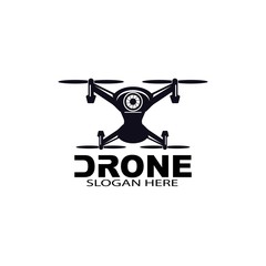 drone logo template vector icon. photography drone vector. quad copter vector icon

