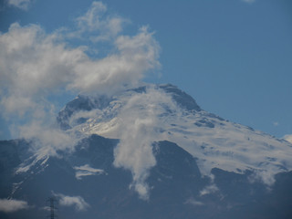 snow covered mountains Cayambe