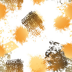 Splatter Brush Stroke Surface. Watercolor Endless 