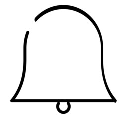 bell icon vector for web and app