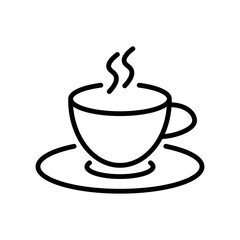  cofee cup outline icon 