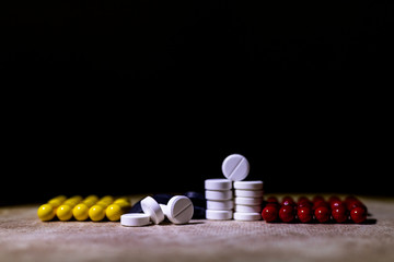Pastillas y Medicamentos listas para curar SOS