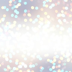 Christmas glitter pastel background. Sequins festive texture. Bokeh celebration abstract  illustration.  