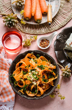Carrot and feta salad